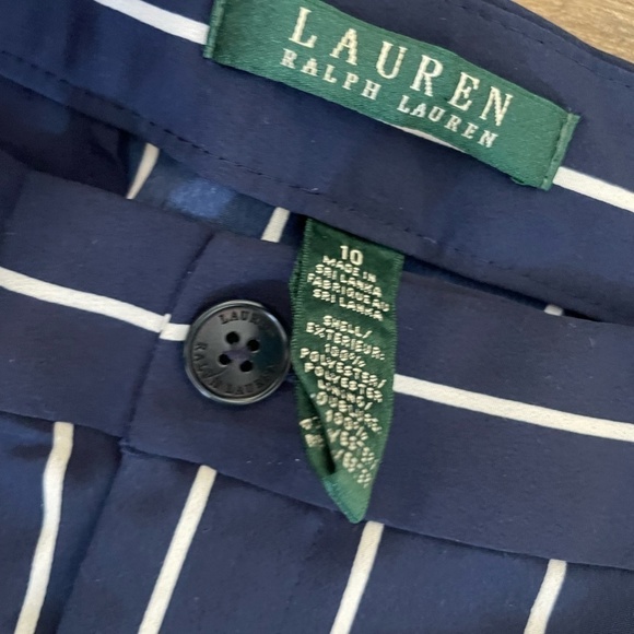 Ralph Lauren Wide Leg Stripped Pants - Picture 4 of 9